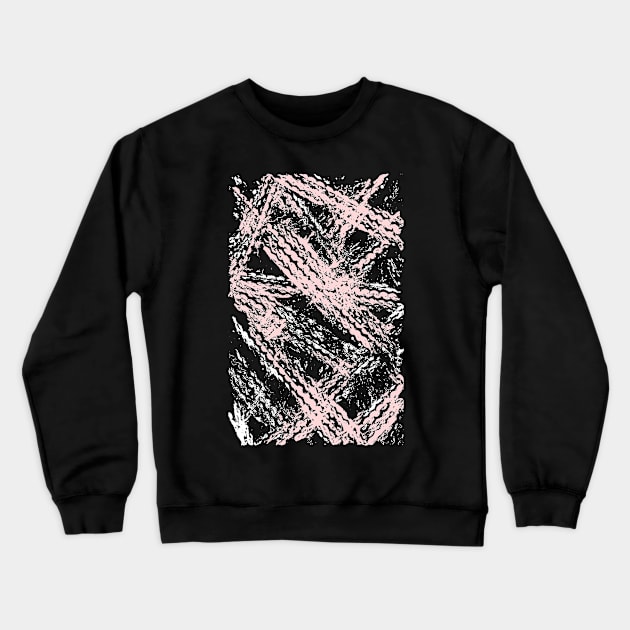 Desert Tracks Pink Crewneck Sweatshirt by ProjectM